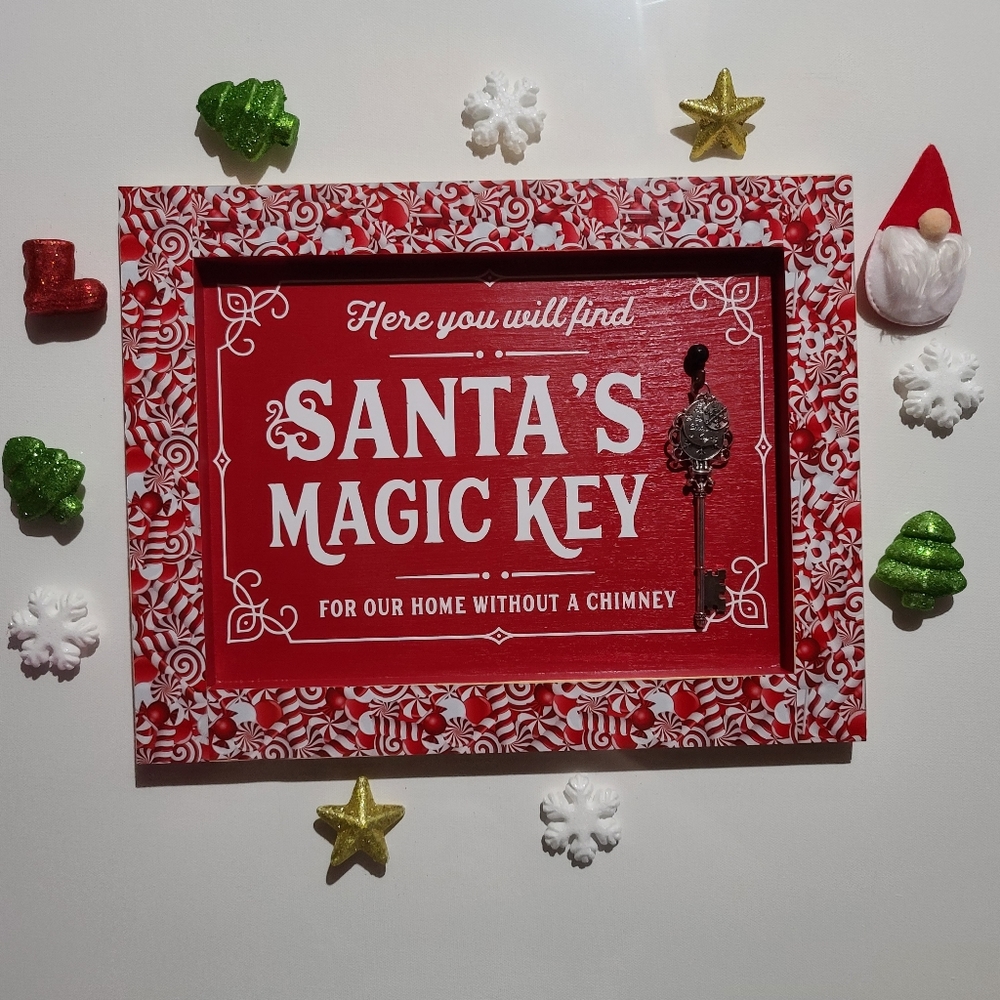 Santa's Magic Key Sign